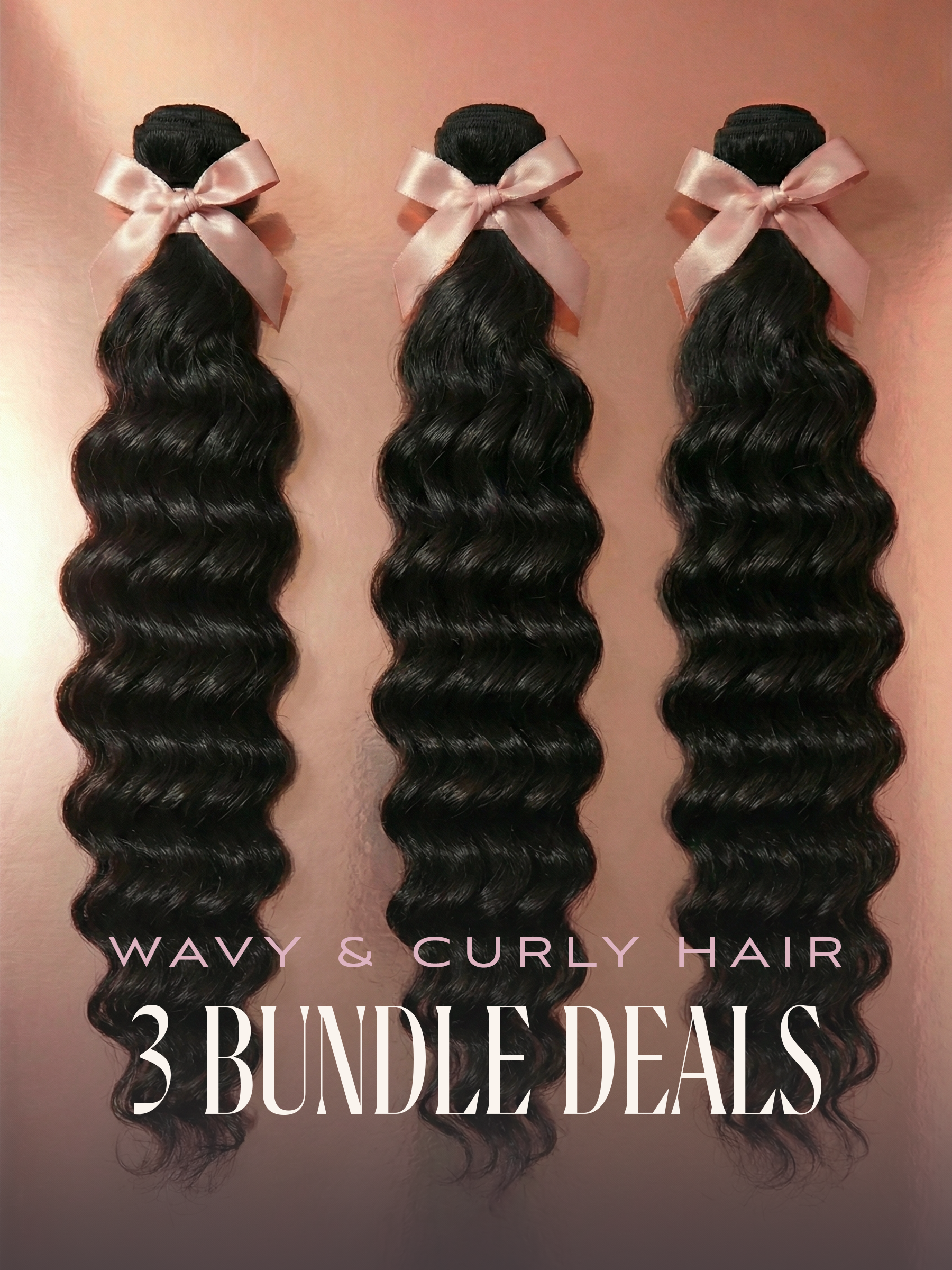Wavy/Curly 3-Bundle Deals