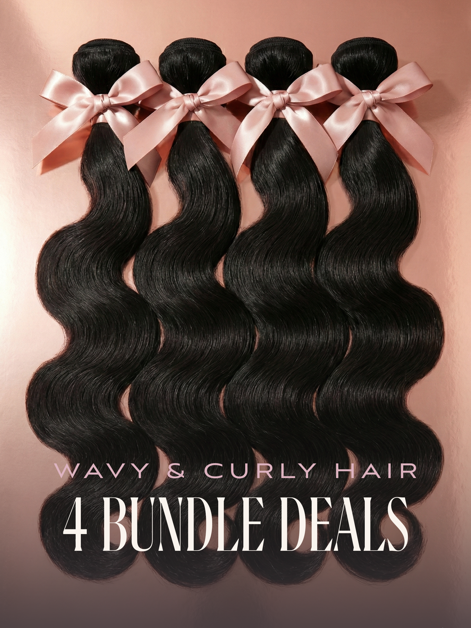 Wavy/Curly 4-Bundle Deals